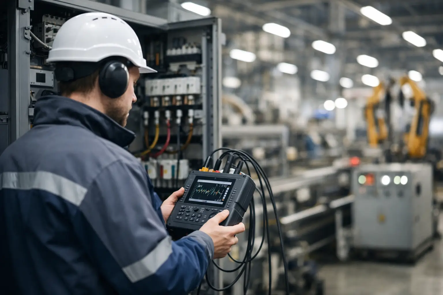 Guía de calidad de energía industrial en planta