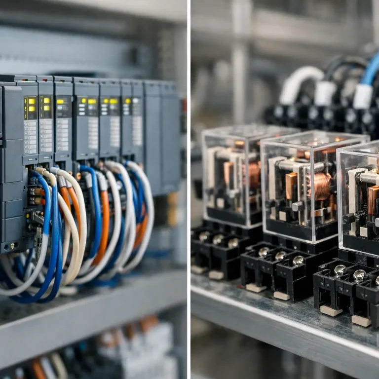 PLC vs relés: qué elegir en control industrial 1 PLC vs relés: qué elegir en control industrial