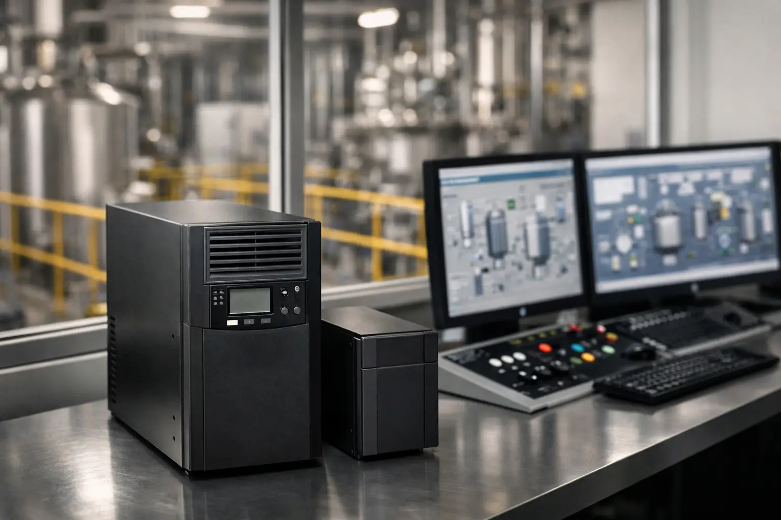 UPS para sistemas de control en planta industrial 1 UPS para sistemas de control en planta industrial