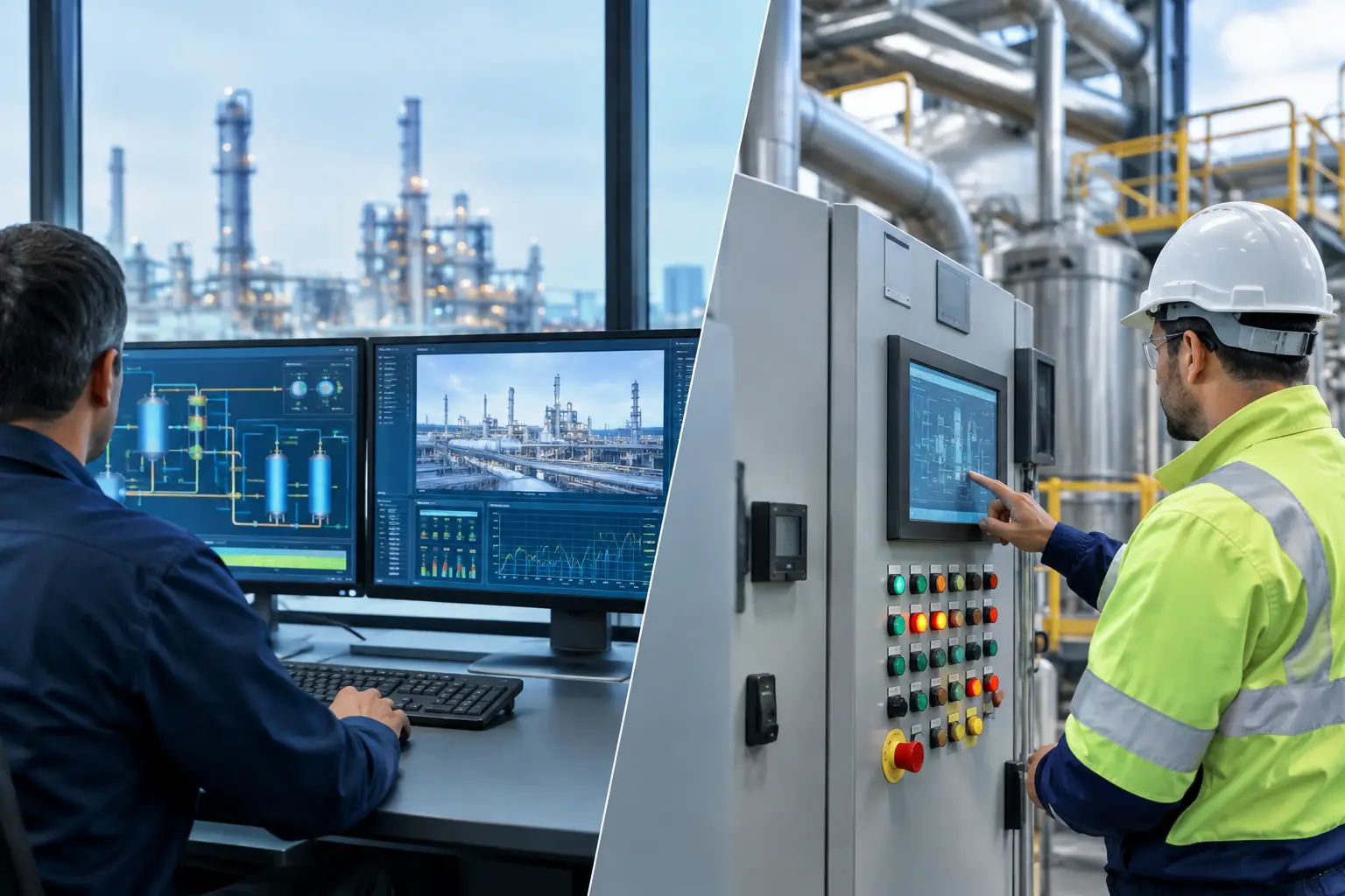 SCADA versus DCS en plantas industriales